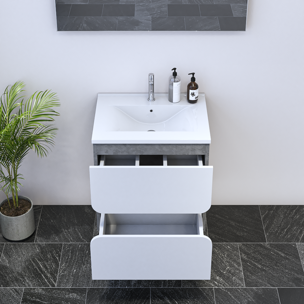 Azurro 2S 60 Floating Bathroom Vanity - Meble Furniture