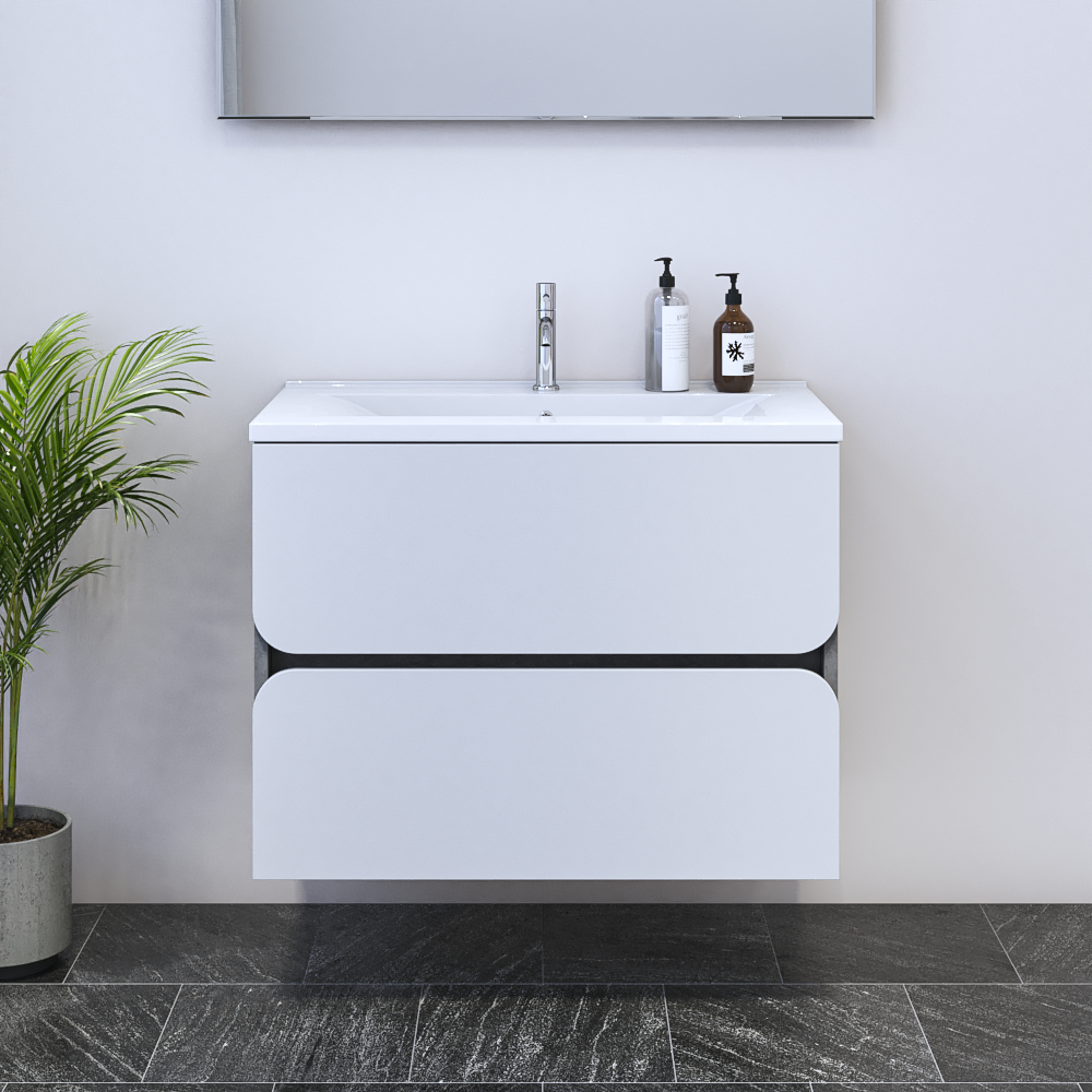 Azurro 2S 80 Floating Bathroom Vanity - Meble Furniture