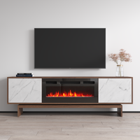 Gram BL-EF Fireplace TV Stand - Meble Furniture