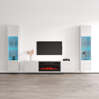 Luxe BL-EF Floating Fireplace Entertainment Center - Meble Furniture