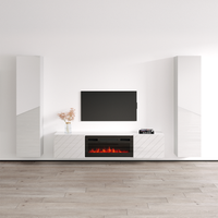 Luxe BL-EF Floating Fireplace Entertainment Center - Meble Furniture