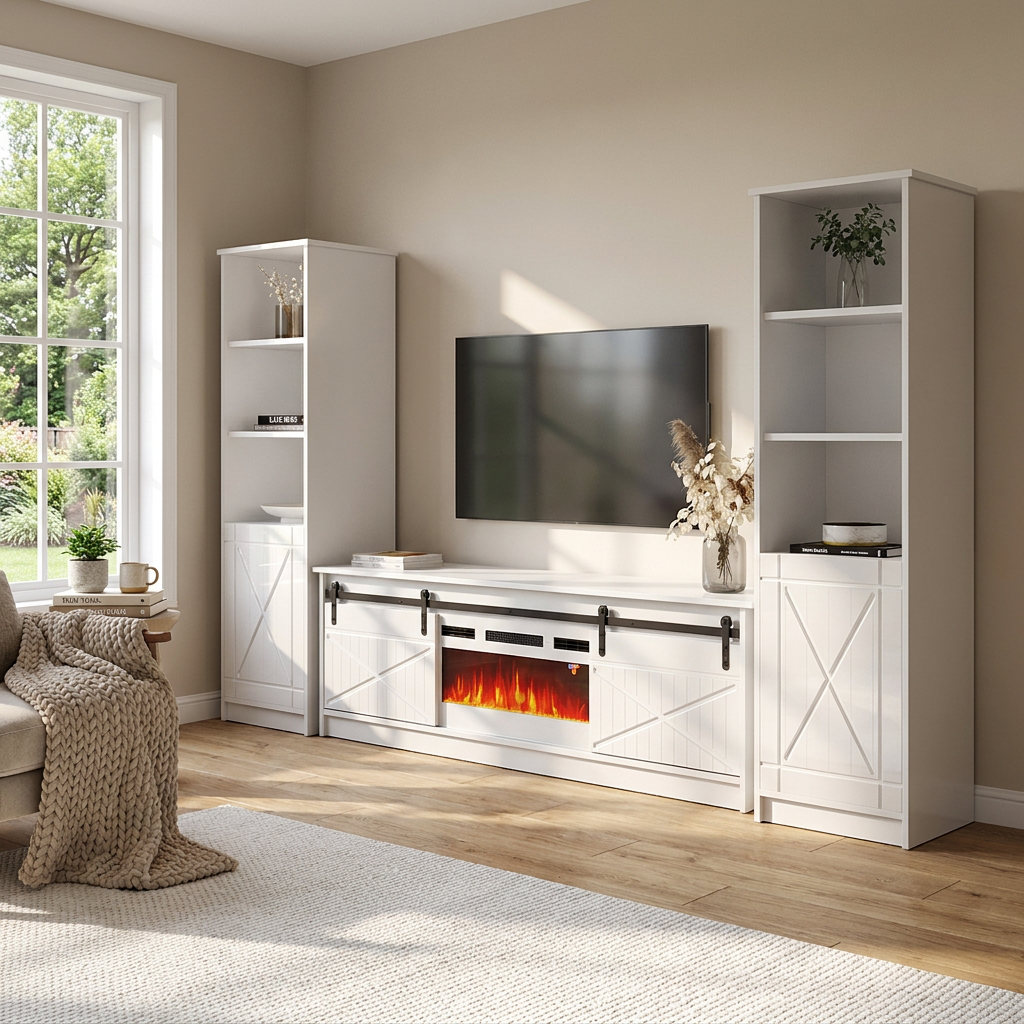 Granero WH-EF Fireplace Entertainment Center