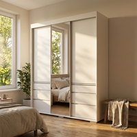 Monaco 3D Wardrobe with Mirror