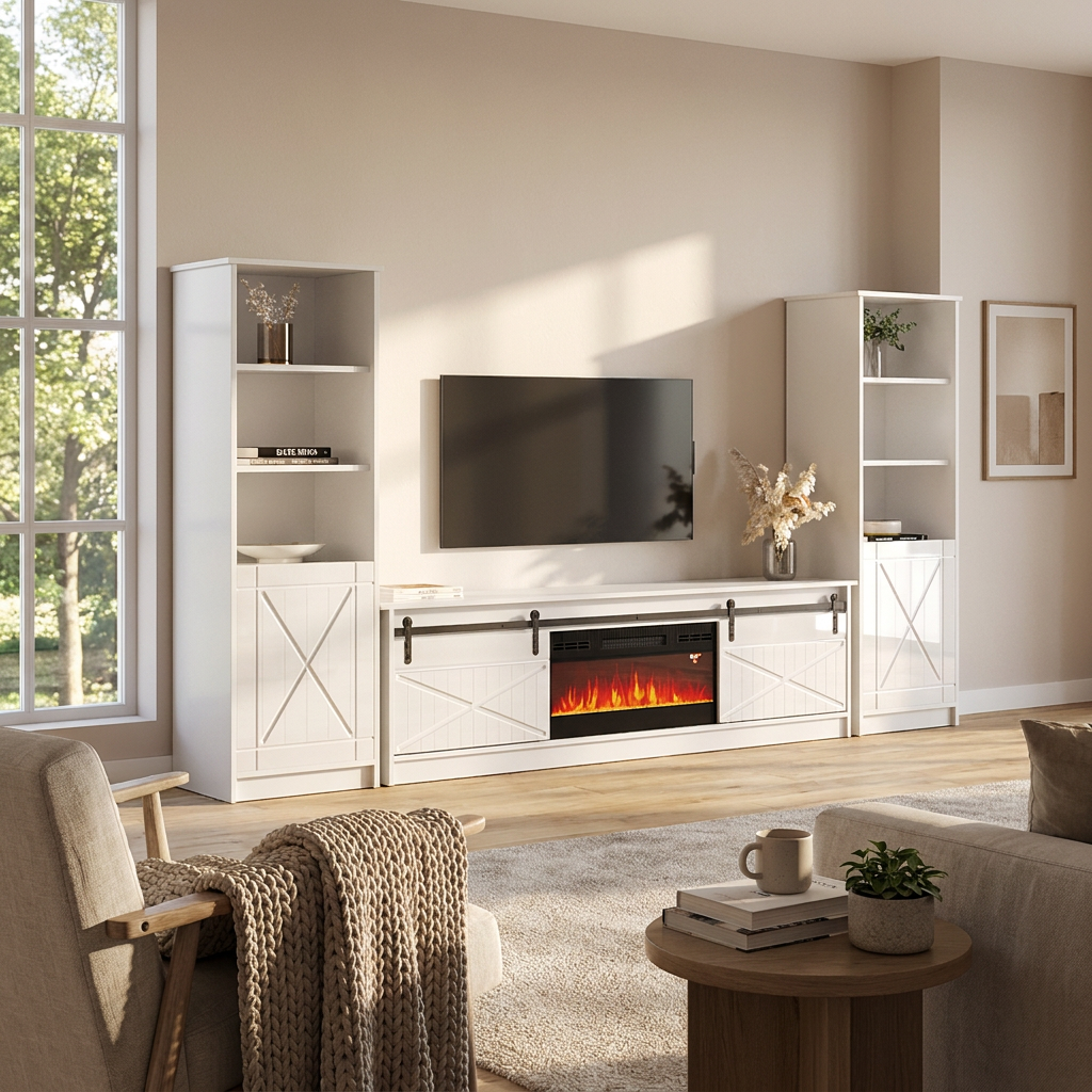 Granero BL-EF Fireplace Entertainment Center