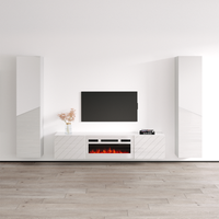 Luxe WH-EF Floating Fireplace Entertainment Center - Meble Furniture