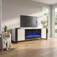 Woody BL-EF Fireplace TV Stand