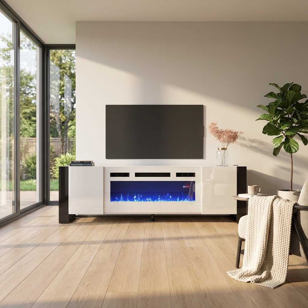 Woody WH-EF Fireplace TV Stand