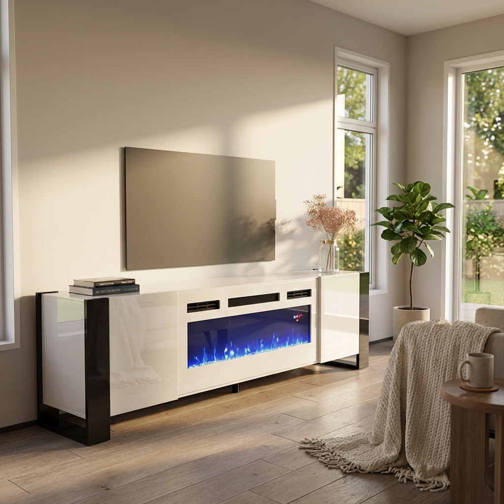 Woody WH-EF Fireplace TV Stand