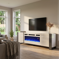 Woody WH-EF Fireplace TV Stand
