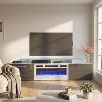 Rova WH-EF Fireplace TV Stand