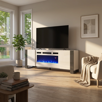 Woody WH-EF Fireplace TV Stand