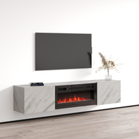Baja BL-EF Floating Fireplace TV Stand - Meble Furniture