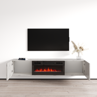 Baja BL-EF Floating Fireplace TV Stand - Meble Furniture
