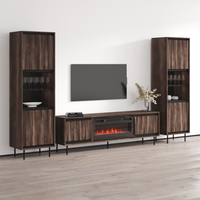 Swing 180BLEF-BK-BK Entertainment Center - Meble Furniture