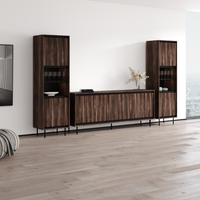 Swing 190 SB-BK-BK Entertainment Center - Meble Furniture
