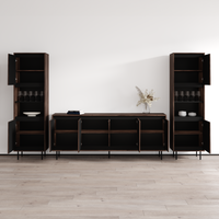 Swing 190 SB-BK-BK Entertainment Center - Meble Furniture