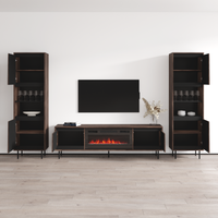 Swing 180BLEF-BK-BK Entertainment Center - Meble Furniture