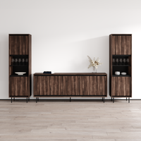 Swing 190 SB-BK-BK Entertainment Center - Meble Furniture