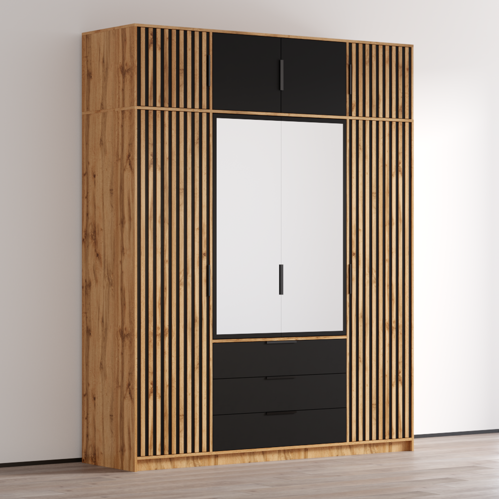 Bali Lux 4D Wardrobe with Extension