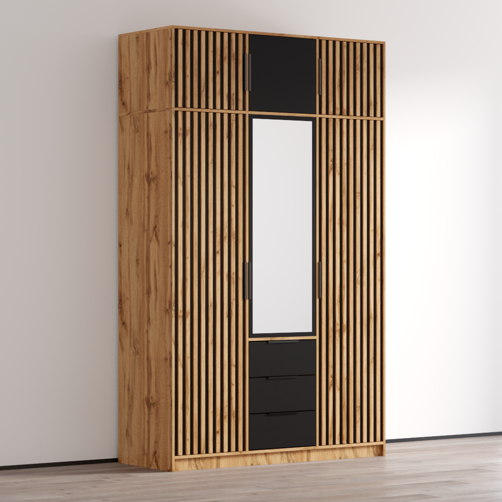 Bali Lux 3D Wardrobe with Extension