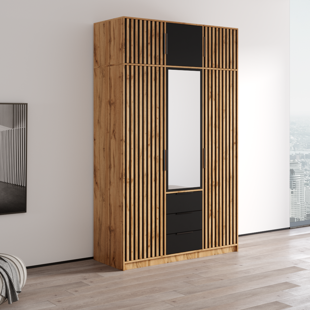 Bali Lux 3D Wardrobe with Extension
