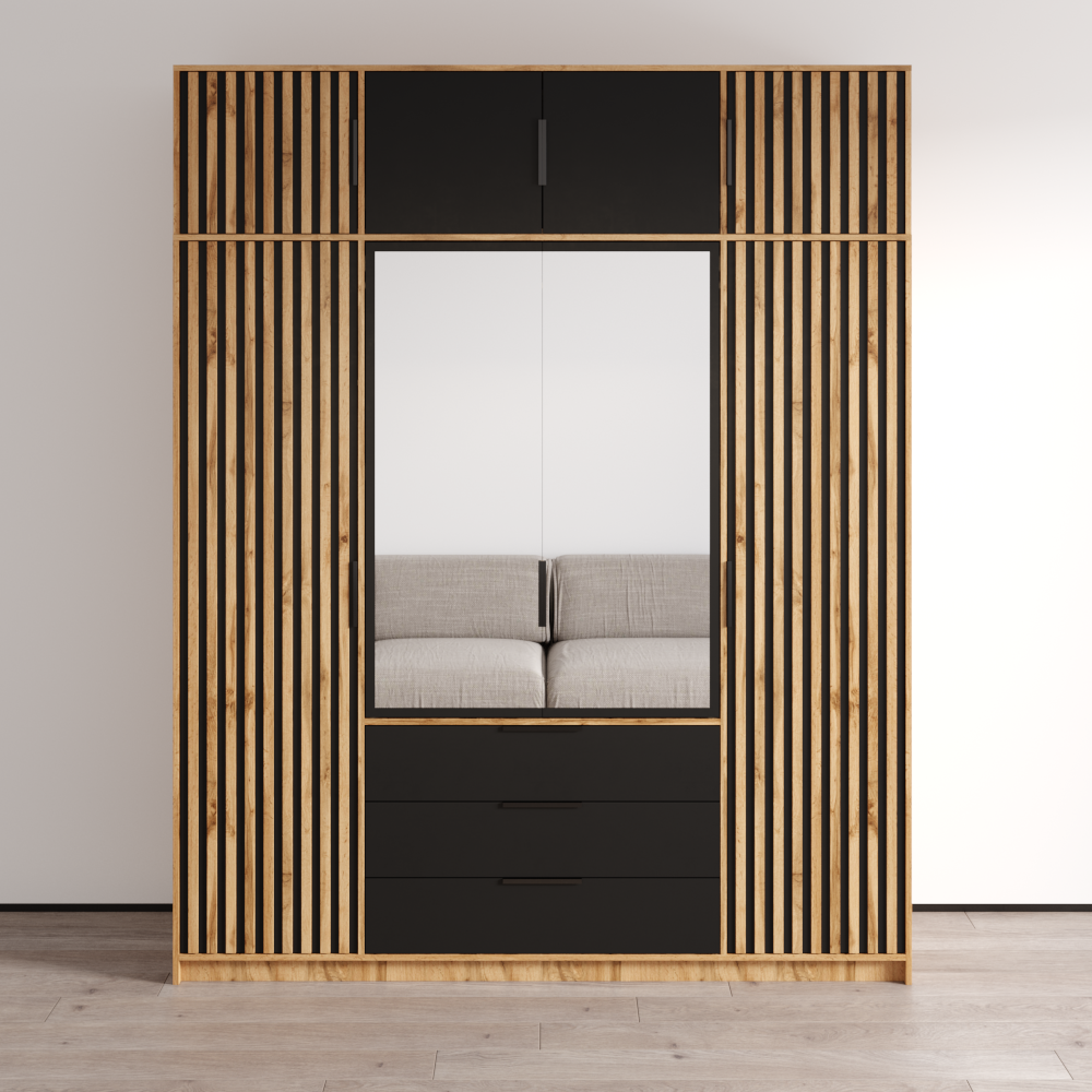 Bali Lux 4D Wardrobe with Extension