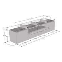Evora TV Stand - Meble Furniture