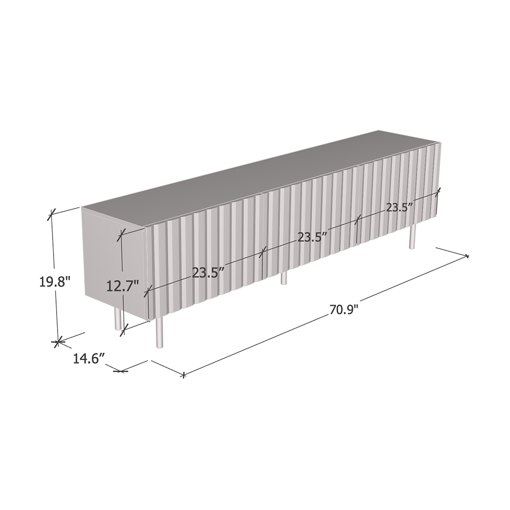 Pilar 01 TV Stand - Meble Furniture