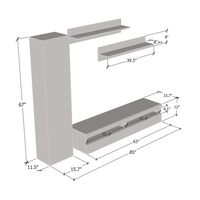 Fly G 35TV Floating Entertainment Center - Meble Furniture