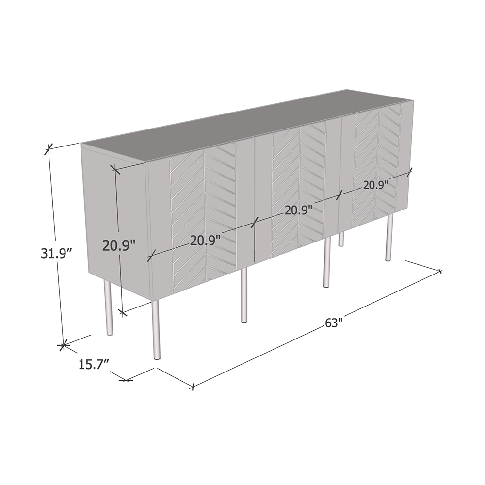 Leaf 03 Sideboard - Meble Furniture
