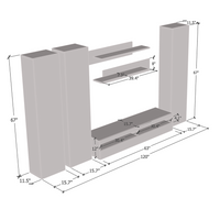 Fly C 35TV Floating Entertainment Center - Meble Furniture