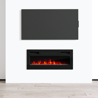 31.5" Electric Fireplace Heater - Meble Furniture