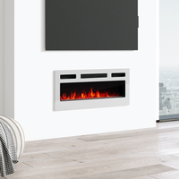31.5" Electric Fireplace Heater - Meble Furniture