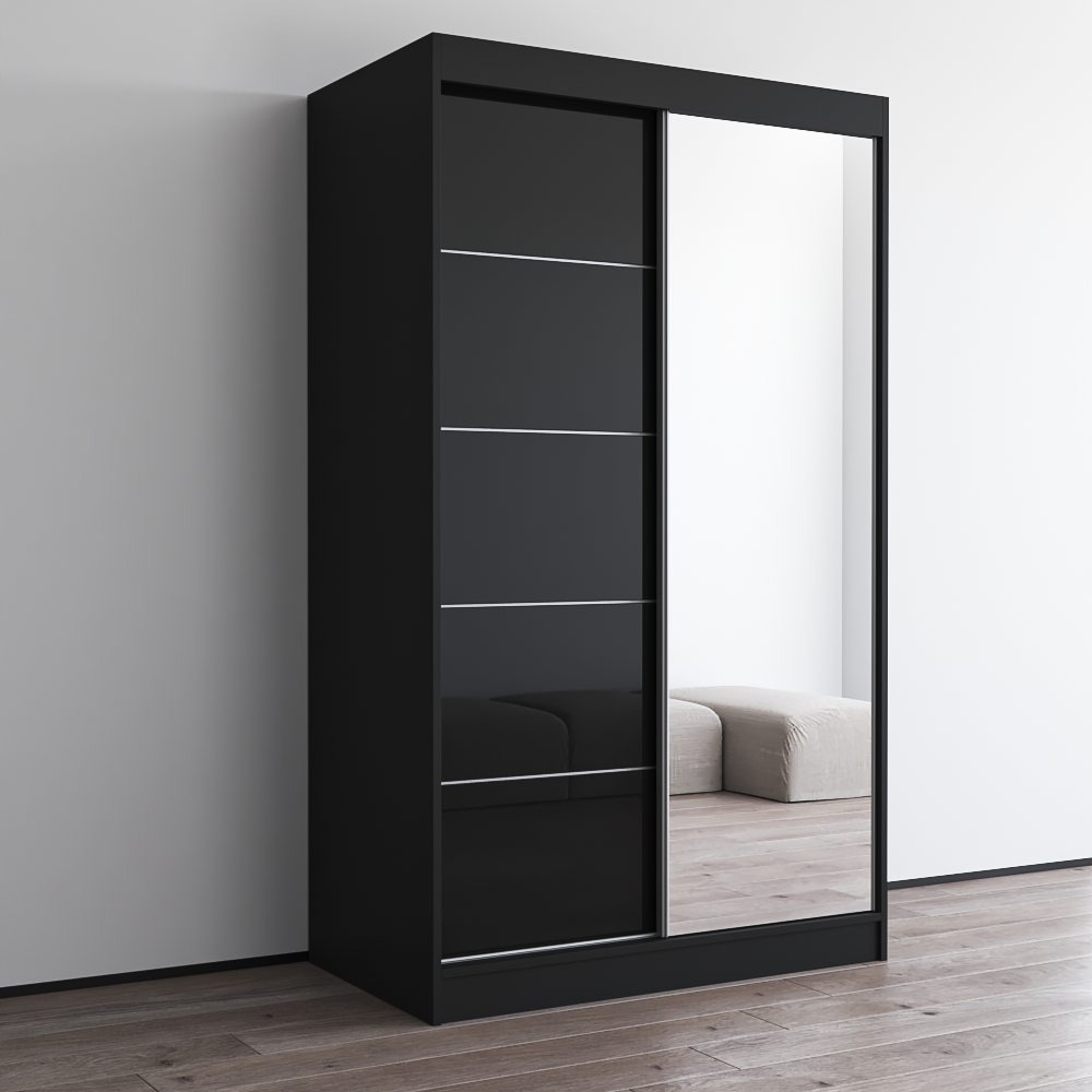 Aria 2D Wardrobe with Mirror - Meble Furniture