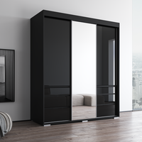 Monaco 3D Wardrobe with Mirror - Meble Furniture