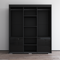 Monaco 3D Wardrobe with Mirror - Meble Furniture