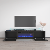 Rova BL-EF Fireplace TV Stand - Meble Furniture