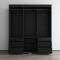 Monaco 3D Wardrobe with Mirror - Meble Furniture