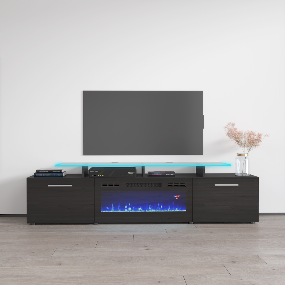 Rova BL-EF Fireplace TV Stand - Meble Furniture