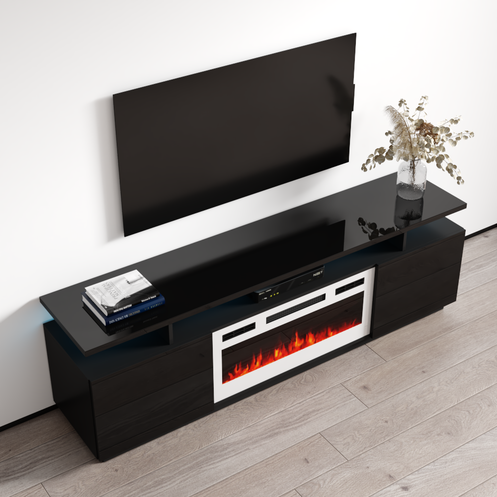 Eva-KWH Fireplace TV Stand - Meble Furniture