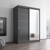 Aria 2D Wardrobe with Mirror - Meble Furniture