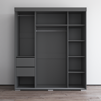 Aria 3D Wardrobe with All Mirror - Meble Furniture