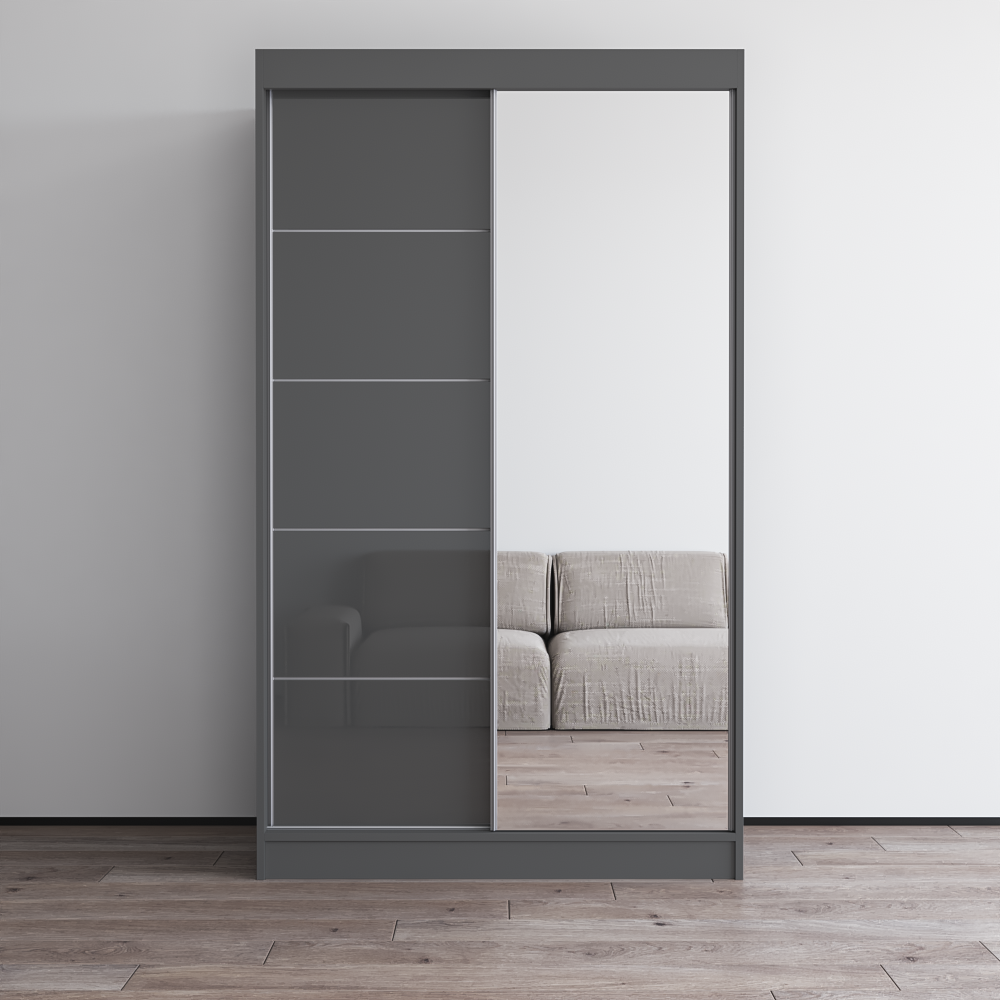 Aria 2D Wardrobe with Mirror - Meble Furniture
