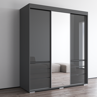 Monaco 3D Wardrobe with Mirror - Meble Furniture