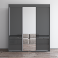 Monaco 3D Wardrobe with Mirror - Meble Furniture