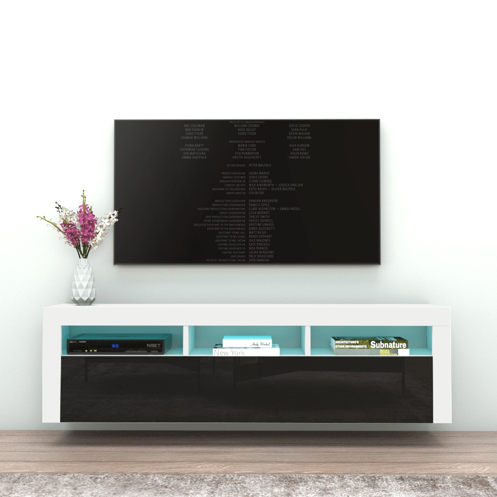 Milano Classic Wall Mounted Floating 63" TV Stand - Meble Furniture