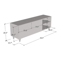Pafos 59" TV Stand - Meble Furniture