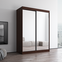 Aria 2D Wardrobe with All Mirror - Meble Furniture