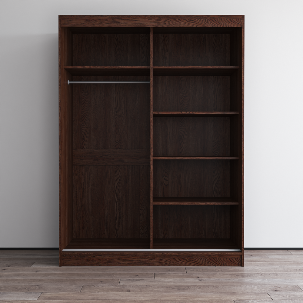 Aria 2D Wardrobe with All Mirror - Meble Furniture