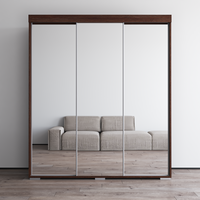 Aria 3D Wardrobe with All Mirror - Meble Furniture